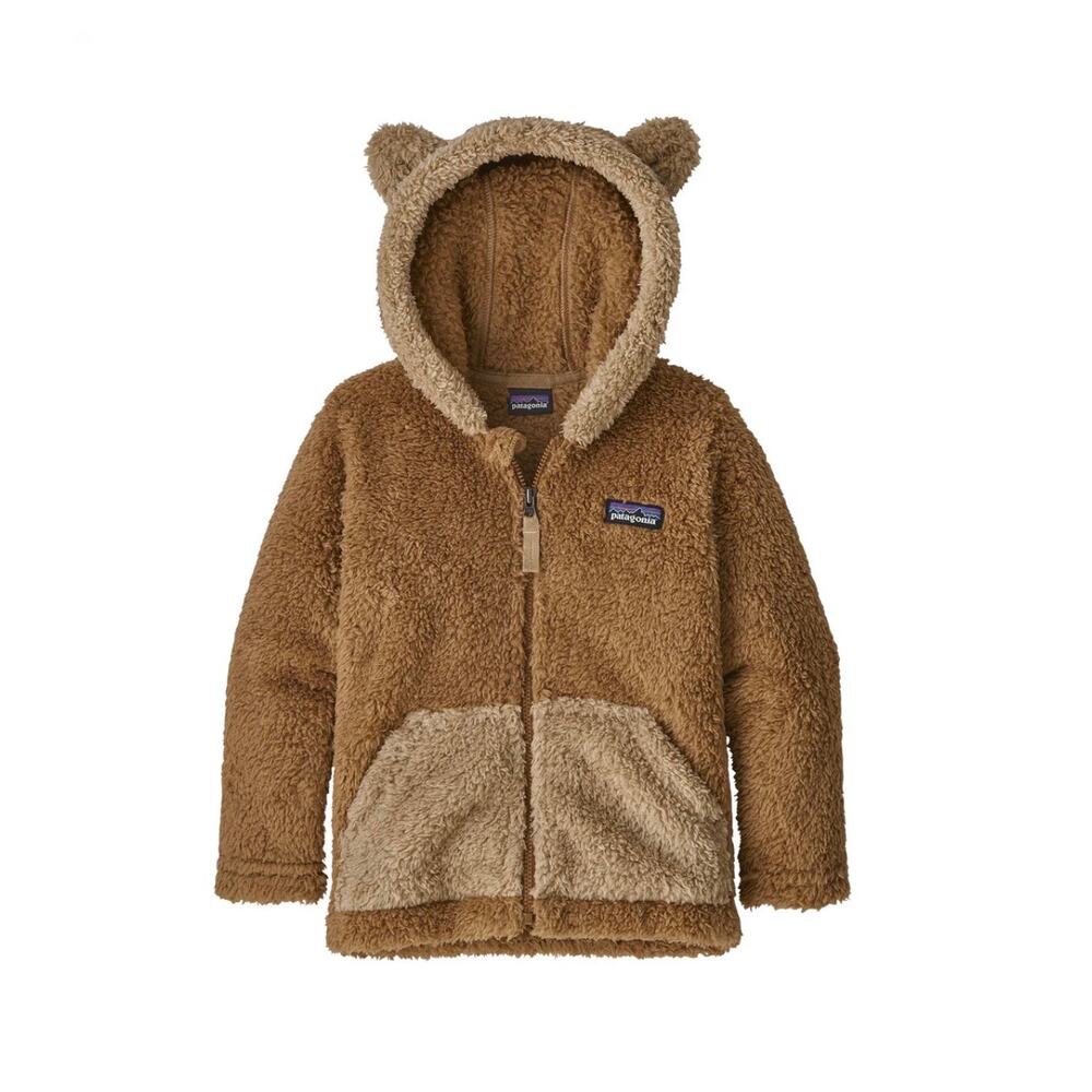 Patagonia Baby Toddler 2T Furry Friends Fleece Hoodie Toddler Bear Cub Ears